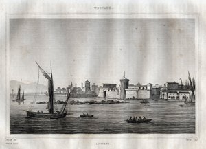Livourne - Toscane - Gravure de « L