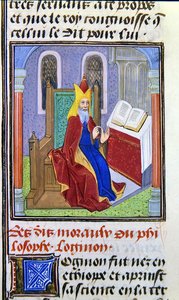 Lomnon, de Histoire des Philosophes, fin du 15ème siècle - French School