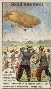 Perte du dirigeable militaire français Patrie, Verdun - French School