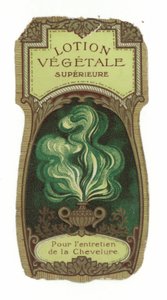 Étiquette Lotion Végétale Supérieure - French School