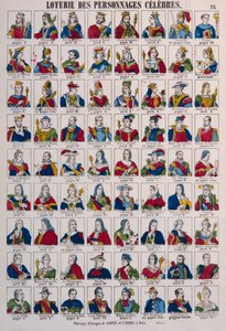 Loterie des personnes célèbres - French School
