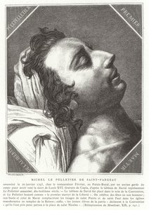 Louis-Michel le Peletier, marquis de Saint-Fargeau, politicien révolutionnaire français, 1793