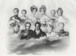 Louis-Philippe Ier et sa famille en 1830