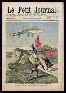 Louis Blériot (1872-1936) atterrissant à Douvres, du 