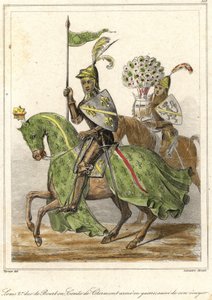 Louis II, dit le Bon (1337-1410), duc de Bourbon (1356), comte de Clermont - French School
