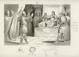 Louis Ier, roi des Francs et empereur romain germanique - French School