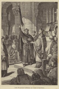 Louis VII prenant l