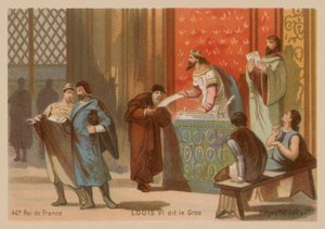 Louis VI de France, dit le Gros (1081-1137) - French School