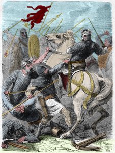Louis VI dit « Le Gros » (1081 - 1137), à la bataille de Brenneville, tenta de prendre la Normandie au roi Henri Ier d