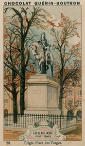 Louis XIII, 1610-1643, Érigée Place des Vosges - French School
