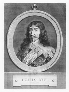 Louis XIII, roi de France (gravure) - French School