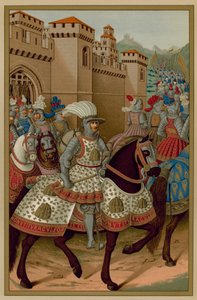 Louis XII quittant Alexandrie le 24 avril 1507 - French School