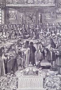 Louis XIV, amour et délice de son peuple, gravure de l