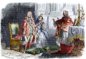 Louis XIV épouse Françoise d