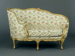 Veilleuse sculptée dorée de Louis XV, vers 1750 - French School