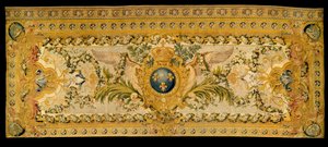 Mobilier Louis XV : tapis de la tribune de la chapelle royale de Versailles. Réalisé par la manufacture de Chaillot. 1759 Versailles, musée du château - French School