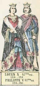 Louis X, 47e roi - French School