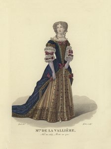 Louise de La Vallière, maîtresse du roi Louis XIV de France - French School