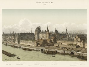 Louvre sous Louis XIII, 1622 - French School