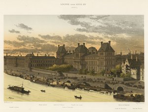 Louvre sous Louis XIV, 1663 - French School