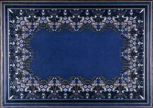 Couverture de livre inférieure avec motif floral, 1886 - French School