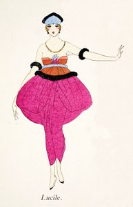 Lucile - Design pour une robe - French School