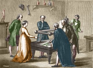 Luigi Galvani, professeur à Bologne, a découvert en 1780 l