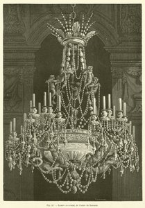 Lustre en cristal, de l