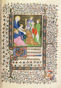 Adoration des Mages, Horae française - French School