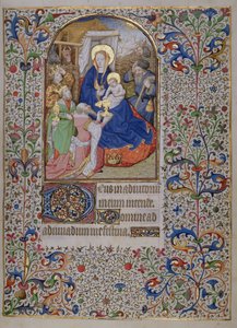 Adoration des mages, Horae française - French School