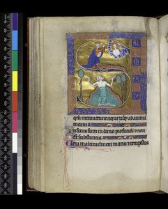 David prie Dieu (en haut), David coule dans l