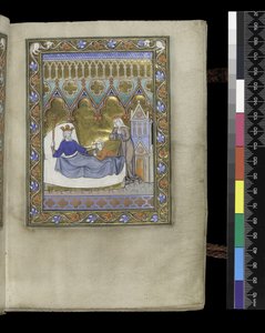 Folio du Psautier et Heures d