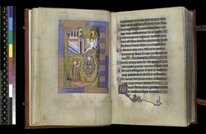 MS 300 f.XIII-1r, du Psautier et Heures d