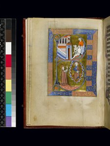 Folio du Psautier et Heures d