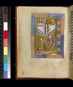 Folio du Psautier et Heures d