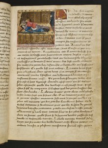 MS Hunter 252 012r Page de Cent Nouvelles Nouvelles, vers 1461-62 - French School