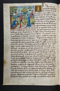 Page de Cent Nouvelles Nouvelles, c.1461-62