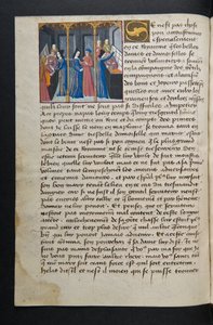 Page de Cent Nouvelles Nouvelles, c.1461-62 - French School