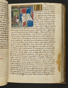 Page de Cent Nouvelles Nouvelles, c.1461-62 - French School