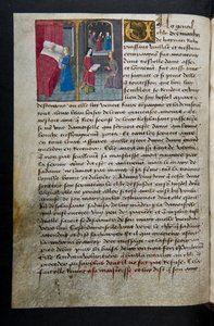 Page de Cent Nouvelles Nouvelles, c.1461-62 - French School