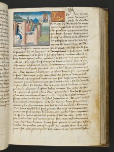Page de Cent Nouvelles Nouvelles, c.1461-62 - French School