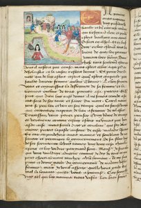 Page de Cent Nouvelles Nouvelles, c.1461-62 - French School