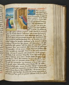 Page de Cent Nouvelles Nouvelles, c.1461-62 - French School