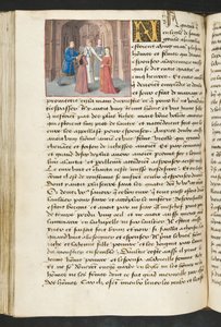 Page de Cent Nouvelles Nouvelles, c.1461-62 - French School