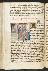 Page de Cent Nouvelles Nouvelles, c.1461-62 - French School