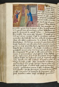 Page de Cent Nouvelles Nouvelles, c.1461-62 - French School