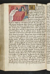 Page de Cent Nouvelles Nouvelles, c.1461-62 - French School