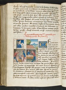 Page de Cent Nouvelles Nouvelles, c.1461-62 - French School