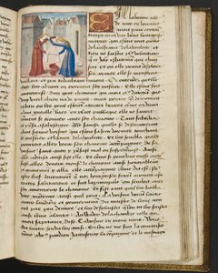 Page de Cent Nouvelles Nouvelles, c.1461-62 - French School