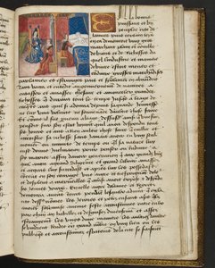 Page de Cent Nouvelles Nouvelles, c.1461-62 - French School